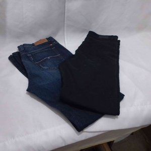 Women's Jeans Size 10 Two Pairs Lucky Brand and H&M